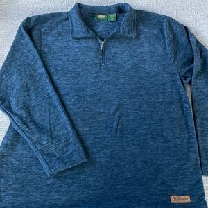 NWOT Blue Fleece Quarter-Zip